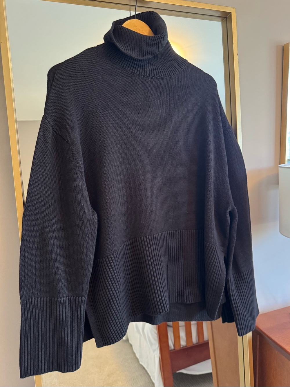 Black Gap Turtleneck Sweater - size small tall